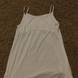 White Spaghetti strap tank top
